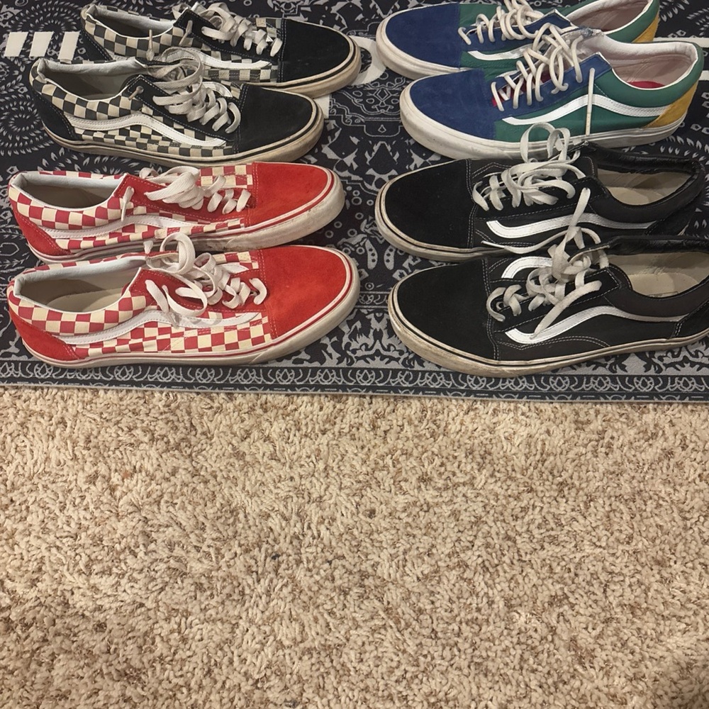 Vans lot of 4 size 12-13